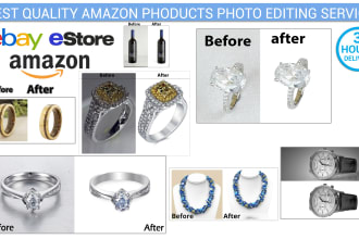 do amazon product photography editing and background remove