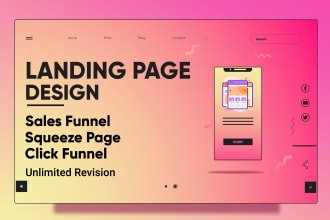 create or customize your business landing page or sale page