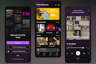 create mobile web app design, and wordpress web development