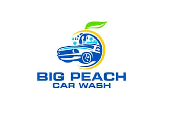 make a high quality car wash logo
