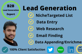 do b2b lead generation, linkedin leads, and data enrichment