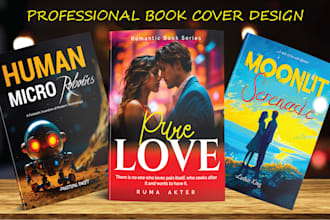 design professional book cover or ebook cover