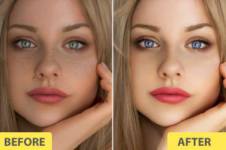 do any photoshop editing and beauty, portrait retouching