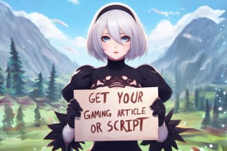 write a gaming youtube video script for you