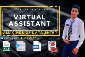 type data through expert typing and web search for admin support