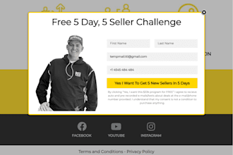 develop a website on clickfunnels