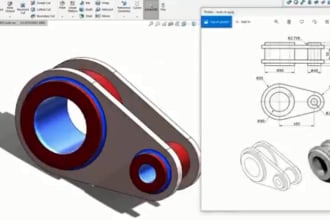 design 3d cad model for prototyping in solidworks