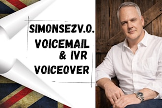 record a professional IVR or voicemail