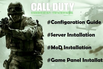 install cod4 server and configuration for you