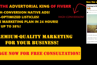 write you an advertorial copy that sells