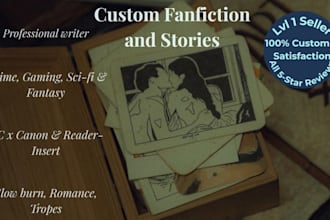 write fanfiction for anime, manga, games and more
