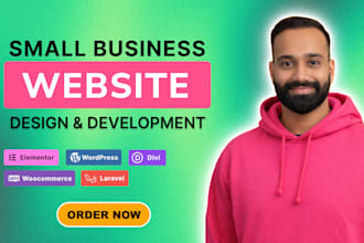 design and develop small business website