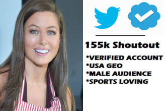 let you shoutout on my verified twitter account