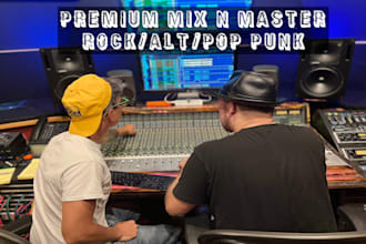 mix and master your rock, alternative, or pop punk song