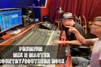 mix and master your country, country rap or southern rock
