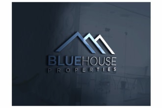 do real estate brand design, construction company logo