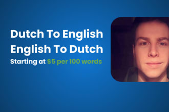 do the perfect english or dutch translation