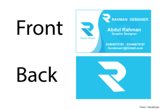design attractive business cards, visiting cards for you