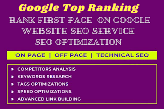 manually rank your website on first page of google