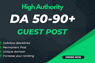 publish a guest post on a high da  website with dofollow link