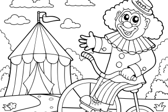 draw childrens coloring book pages