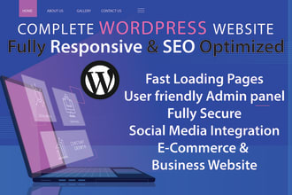build online store ecommerce website and wordpress customization