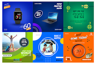 design unique social media post,social media header,facebook post,instagram post
