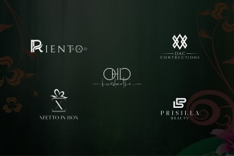 create a modern unique, luxury, clothing band logo