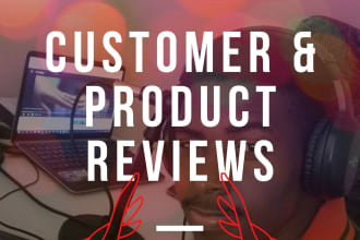 write a product description and review