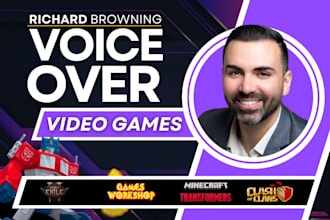 be the male voice actor for your video game character