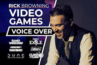 be your voice actor for your video game character