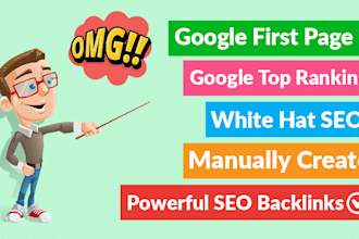 boost on high quality SEO backlinks for google first page