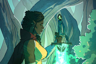 illustrations,comic art, book and album cover art, etc