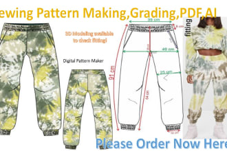 do pattern making for sewing garments