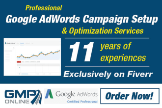 setup, optimize and manage your google ads PPC campaigns