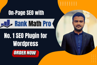 do wordpress on page SEO with rank math pro