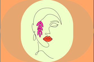 draw illustration with continuous line art 24 hours