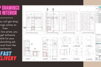 woodworking and joinery shop drawings