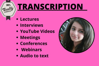 transcribe audio to text and do you tube video transcription
