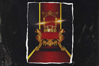 make a trap rap cover art with scrapbook effect