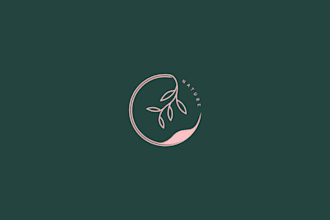 design a clean and minimal line art logo