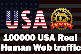 bring 100k USA canada  web traffic for 10 days
