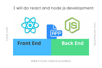 do react and node js development