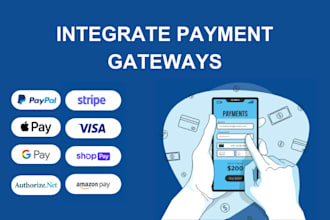 do stripe, paypal or any payment gateway integration in shopify and wordpress