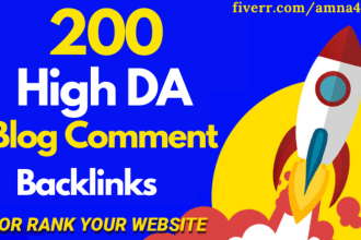 do 200 unique domains SEO blog comments dofollow backlinks