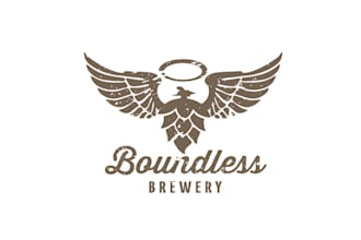create a fancy logo for a beer brand