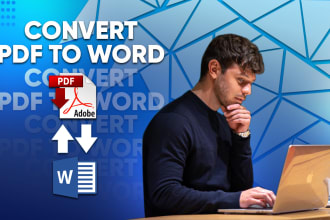 convert PDF to word and handwriting to word
