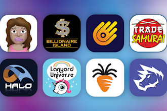 design modern and attractive app icon logo