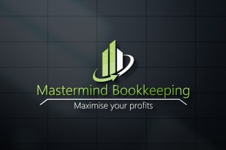 design bookkeeping, accounting,tax,credit repair logo