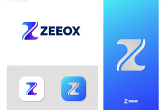do modern iconic logo for digital business website and apps with full branding